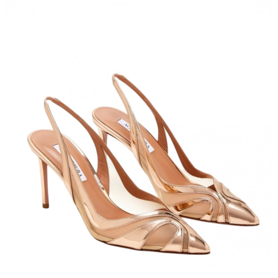 AQUAZZURA Сетчатые туфли с ремешком
