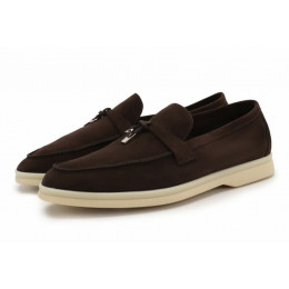 Loro Piana Замшевые лоферы Summer Charms Walk