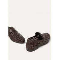 Loro Piana Лоферы из плетеной кожи Leon