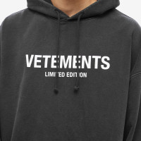 VETEMENTS Толстовка с логотипом Vetements Limited Edition