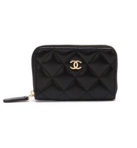 Chanel Кошелек для карт и монет на молнии