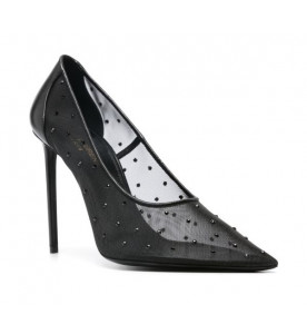 Saint Laurent Туфли Anja 114 с кристаллами
