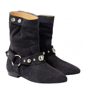 Isabel Marant Ботильоны Stanya из замши с заклепками