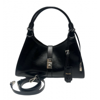 Prada Кожаная сумка-тоут среднего размера