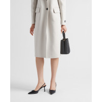 Prada Туфли-лодочки с открытой пяткой из матовой кожи