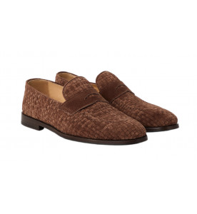 Brunello Cucinelli Замшевые пенни-лоферы