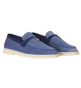 Loro Piana Замшевые лоферы Summer Charms Walk