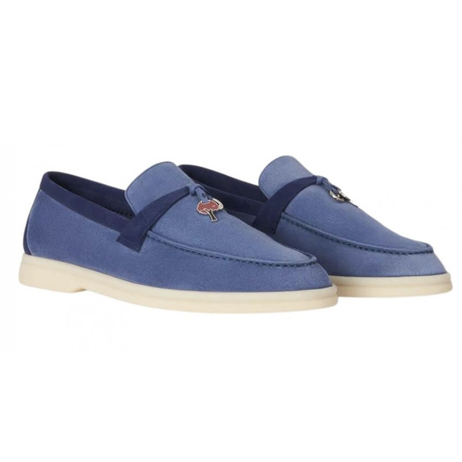 Loro Piana Замшевые лоферы Summer Charms Walk