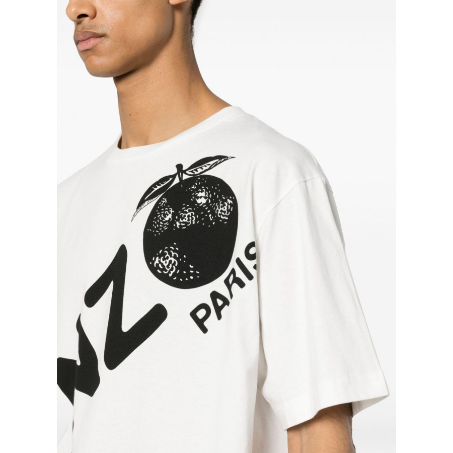 Kenzo Хлопковая футболка с логотипом