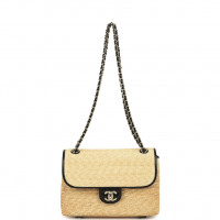 Chanel Маленькая плетеная сумка с клапаном