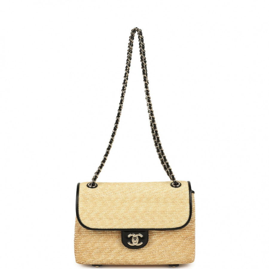 Chanel Маленькая плетеная сумка с клапаном
