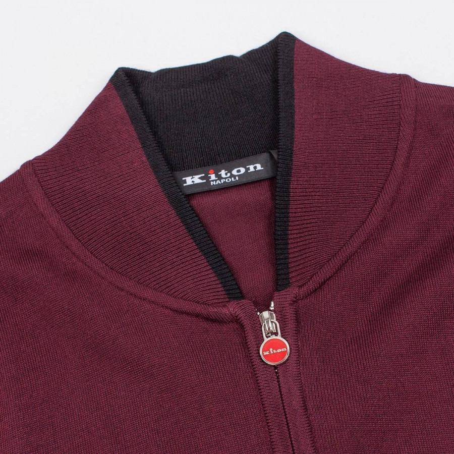 Kiton Джемпер на молнии