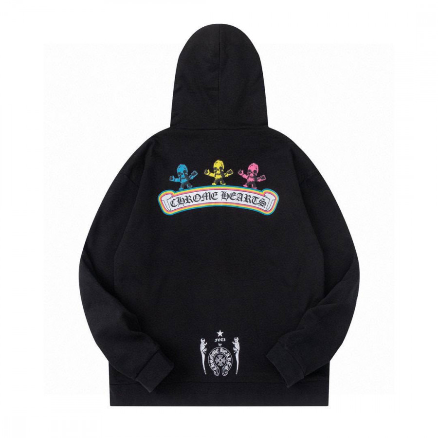 CHROME HEARTS Толстовка с капюшоном Harris Teeter на молнии