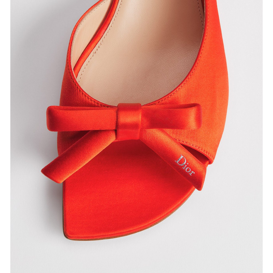 Dior Dior Bow с бантом и открытой пяткой