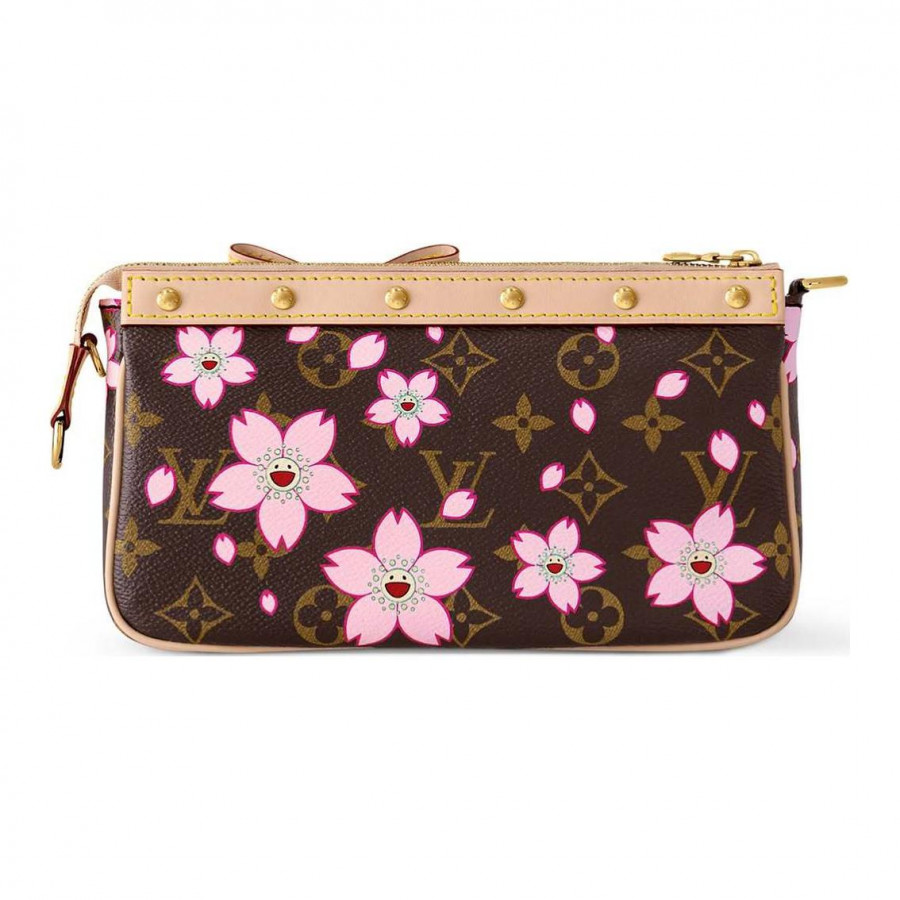 Louis Vuitton Сумка-кошелек Takashi Murakami Cherry Blossom Sakura Brown