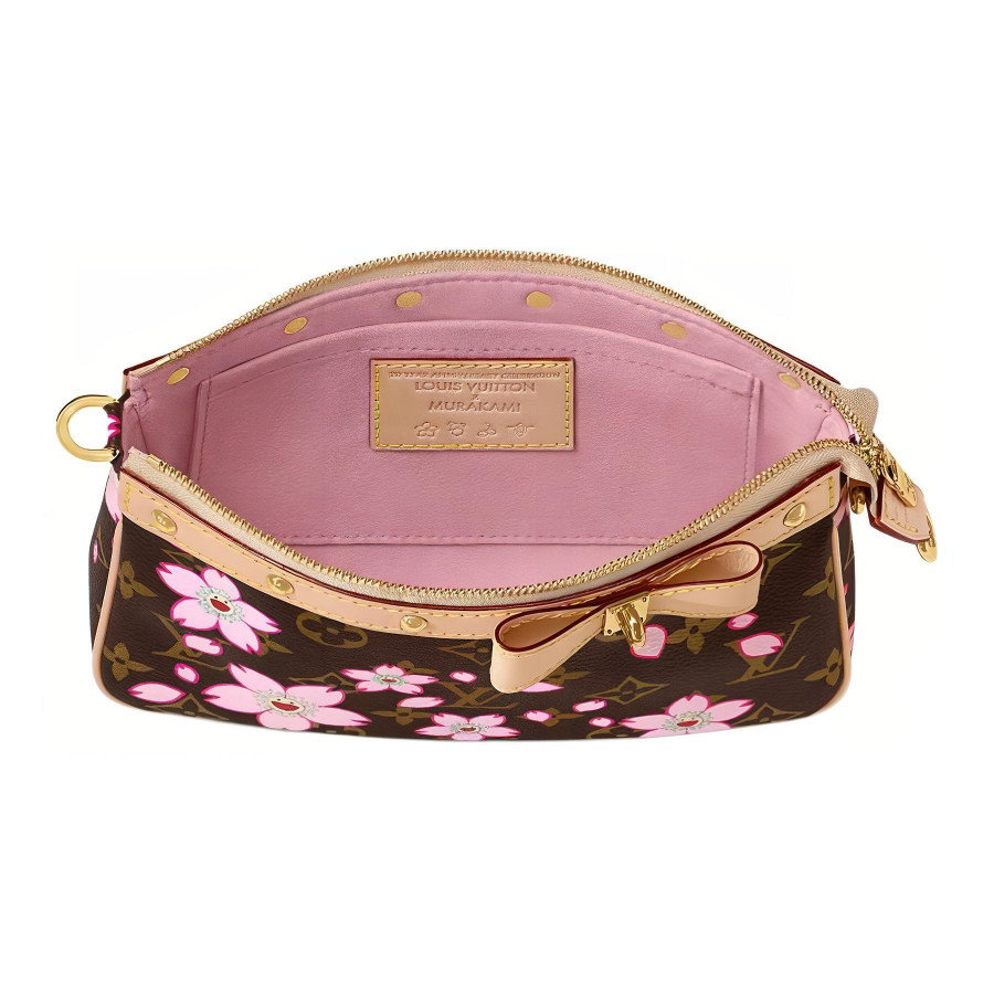 Louis Vuitton Сумка-кошелек Takashi Murakami Cherry Blossom Sakura Brown
