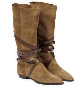 Isabel Marant замшевые сапоги Siane