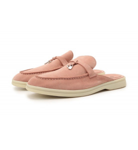 Loro Piana Замшевые сабо Babouche Charms Walk