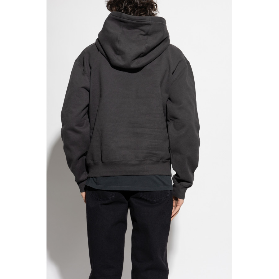Saint Laurent Хлопковое худи
