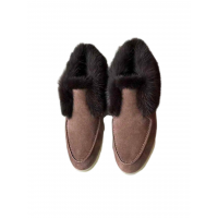 Loro Piana Замшевые ботинки Open Walk
