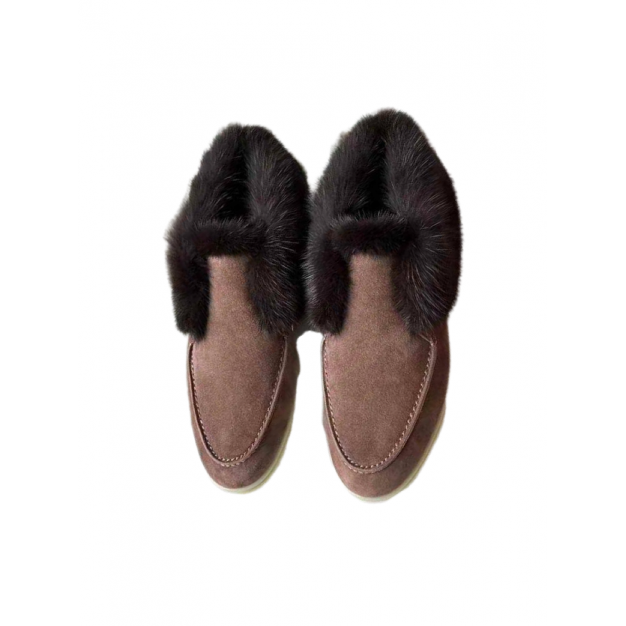 Loro Piana Замшевые ботинки Open Walk