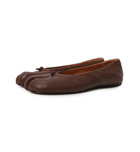 Maison Margiela Кожаные балетки Tabi