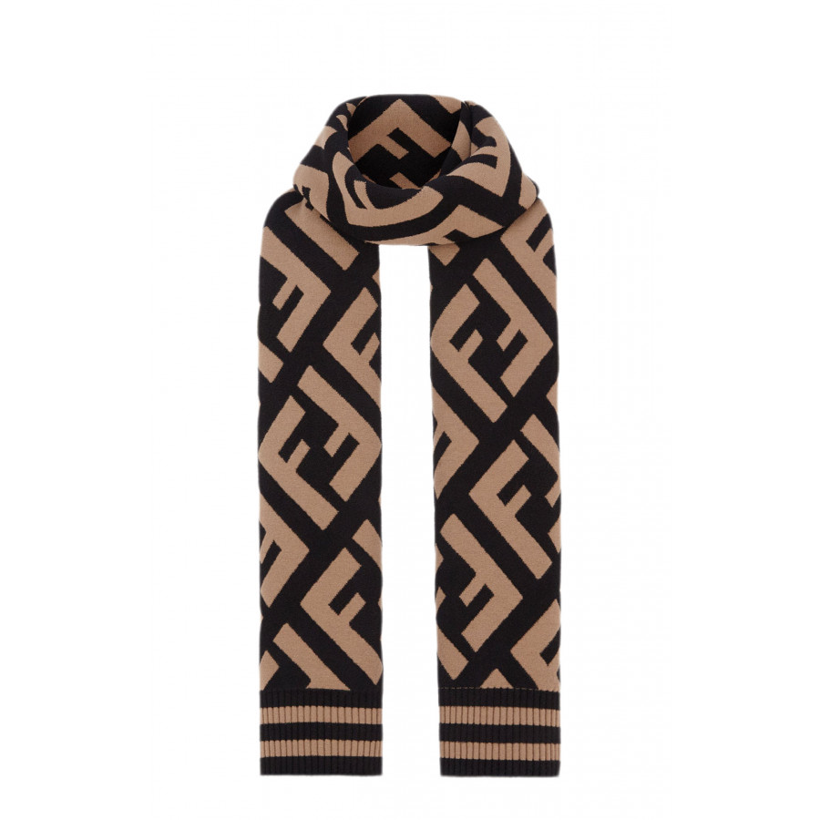 Fendi Шарф из шерсти и вискозы