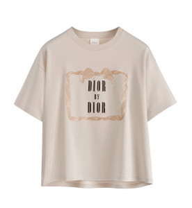 Dior Укороченная футболка свободного кроя