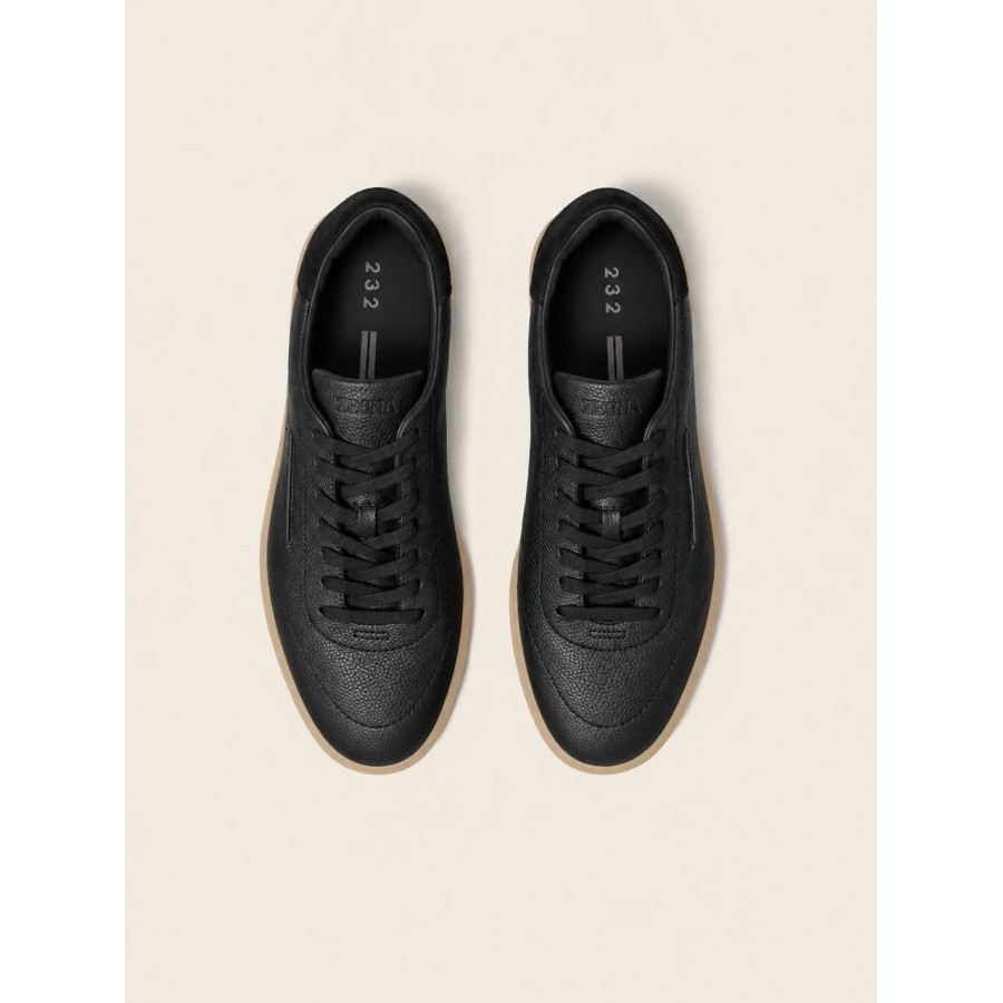 Zegna Кожаные кеды