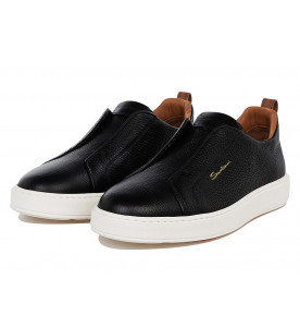 Santoni Кожаные кеды