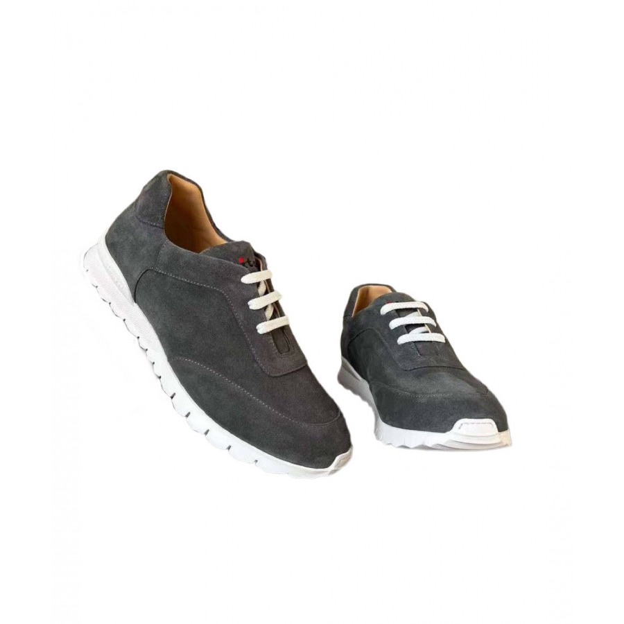 Kiton Замшевые кроссовки