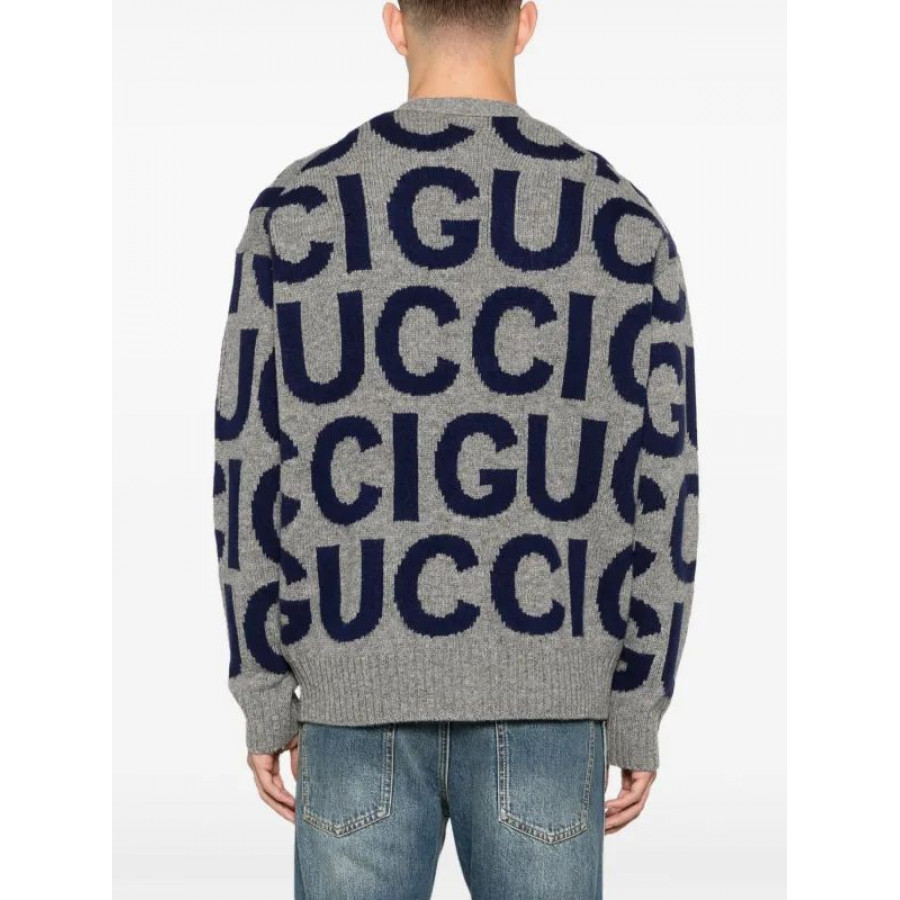 Gucci Кардиган из шерсти с логотипом-интарсией