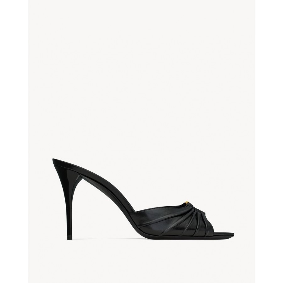 Saint Laurent Кожаные мюли Babylone