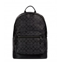 Coach Рюкзак West Backpack 2736 In Signature Canvas Large