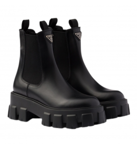 Prada Ботинки Monolith из кожи