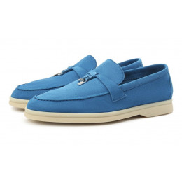 Loro Piana Замшевые лоферы Summer Charms Walk