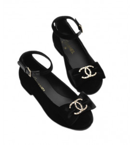 Chanel Бархатные туфли