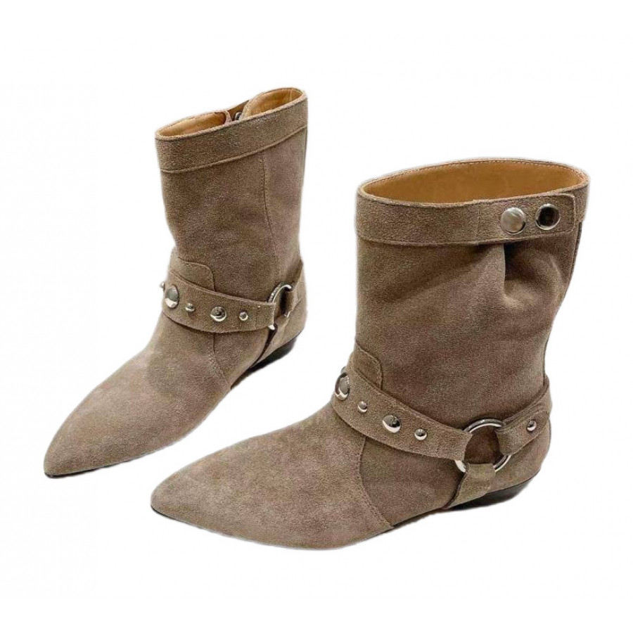 Isabel Marant Ботильоны Stanya из замши с заклепками