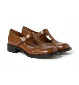 MIU MIU Броги с Т-образным ремешком