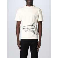 Palm Angels Футболка Broken Shark Classic Tee 'Butter'