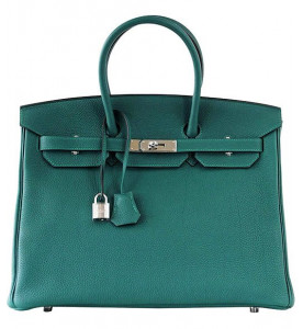 Hermes Сумка Birkin 30 Togo Malachite Palladium
