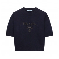 Prada Свитер из шерсти и кашемира с логотипом