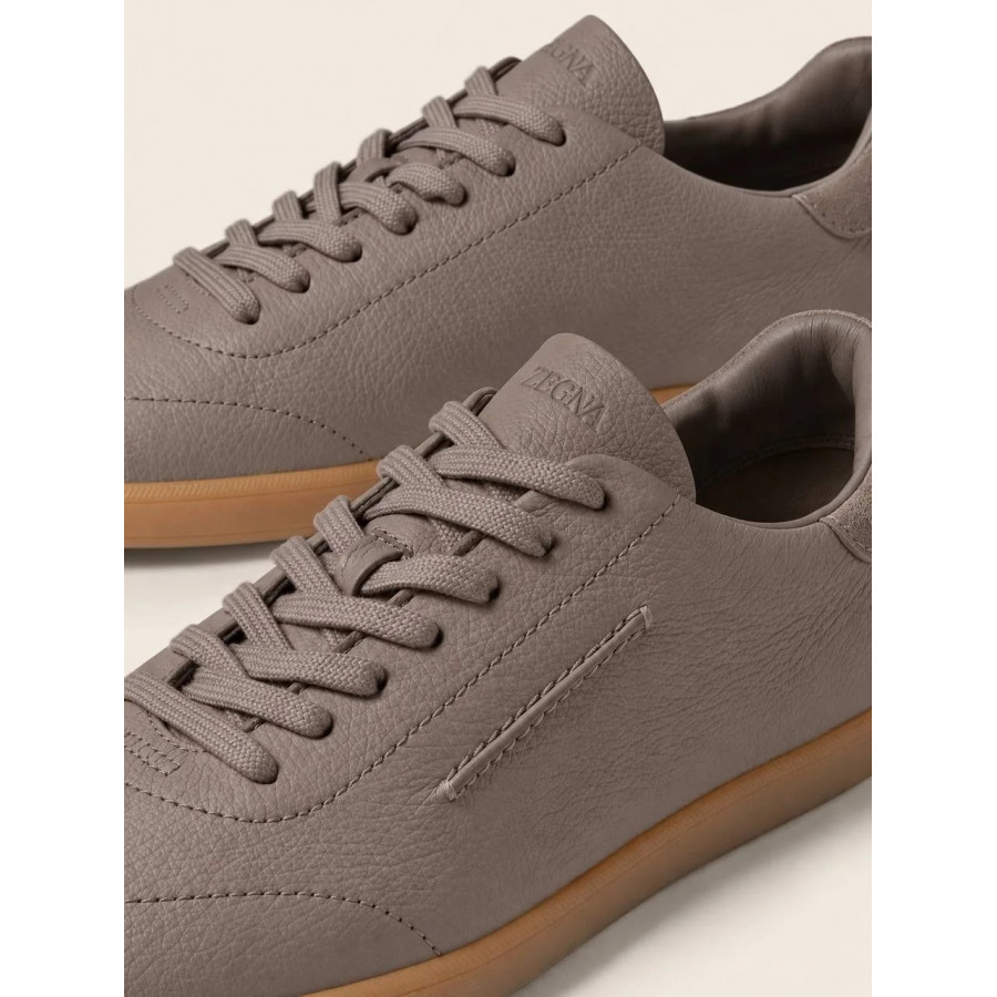 Zegna Кожаные кеды