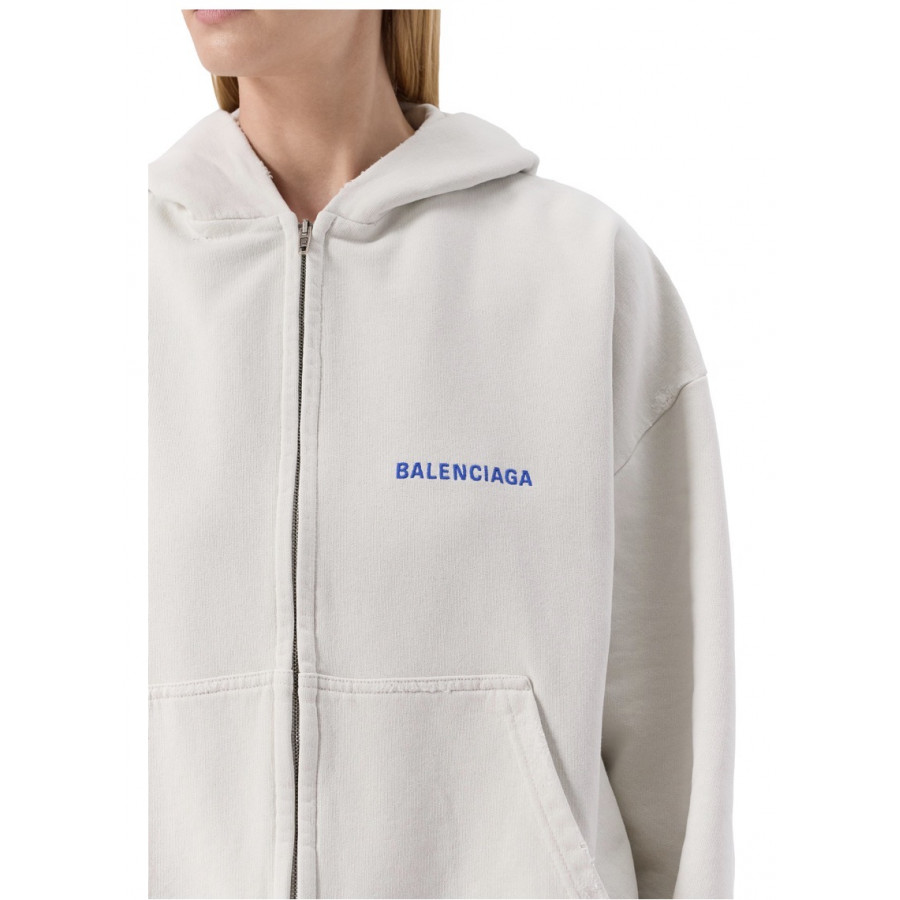 Balenciaga Хлопковая толстовка на молнии