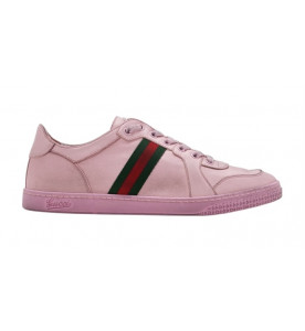 Gucci Кожаные кроссовки Stretch Web Stripe