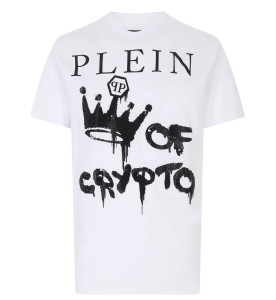 Philipp plein ФУТБОЛКА ХЛОПКОВАЯ С ПРИНТОМ