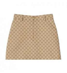 Gucci Юбка из жаккардовой ткани GG из хлопкового холста