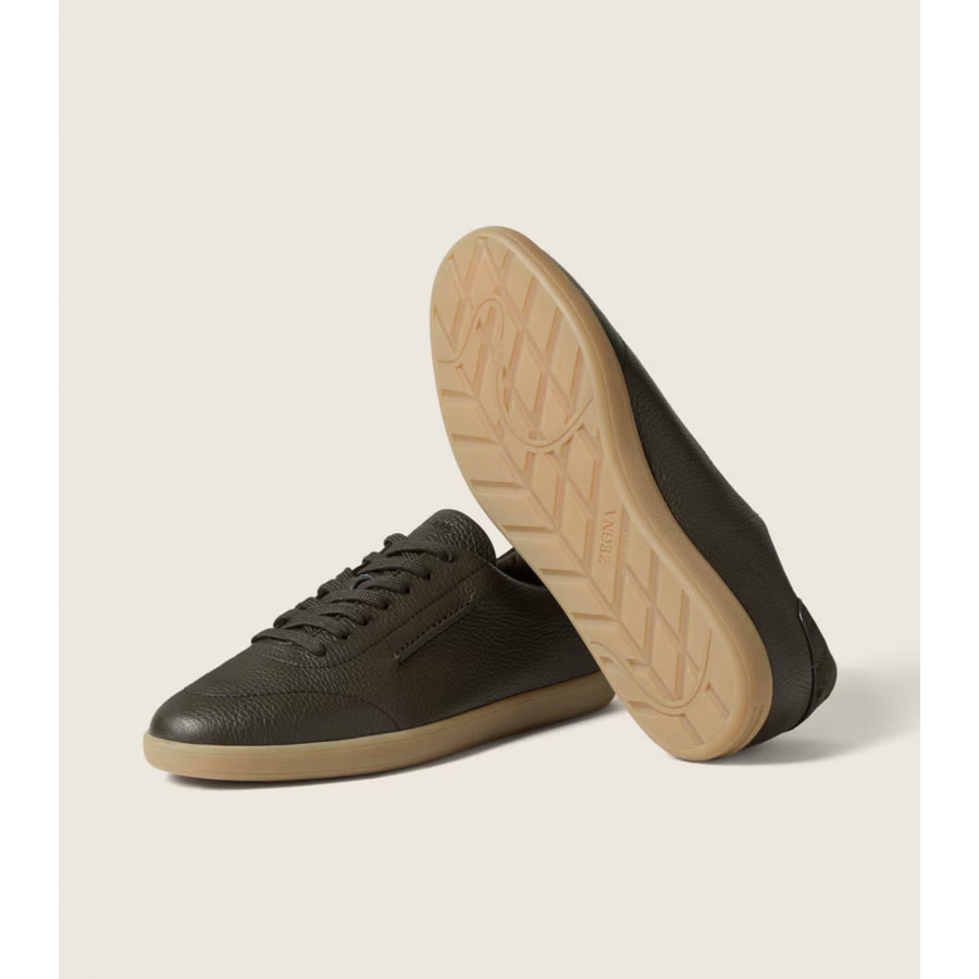 Zegna Кожаные кеды