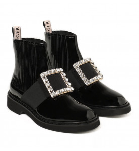 Roger Vivier Полусапоги из лакированной кожи