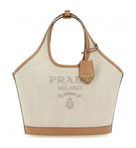 Prada Сумка среднего размера с верхней ручкой и принтом
